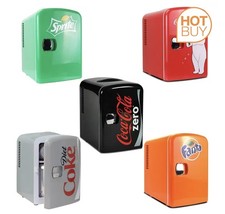 Coca-Cola 4L Mini Fridge 6 Can
