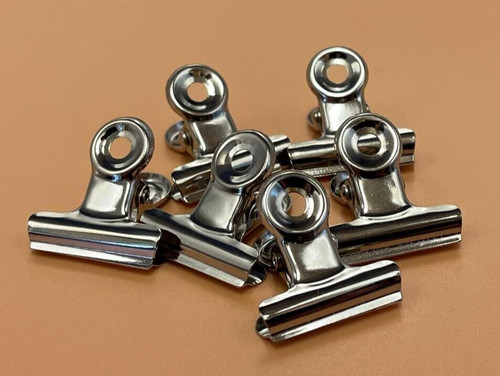 22mm chrome letter clip - 22mm,