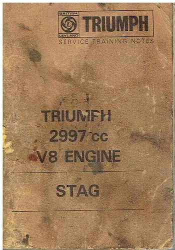 Triumph stag v8 - triumph, 3.0
