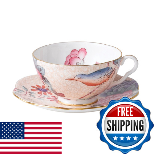 Wedgwood cuckoo teacup saucer - teacup,