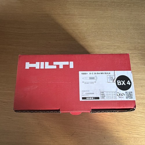 Hilti bx4 20mm nails - 20, b4