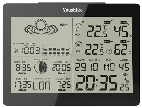 Weather station with msf - ,