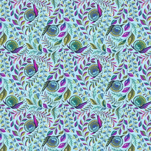 Tula pink fabric slow - pink,