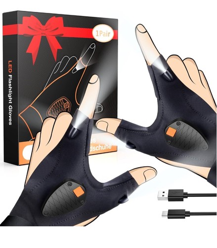 Led torch gloves hands - torch,
