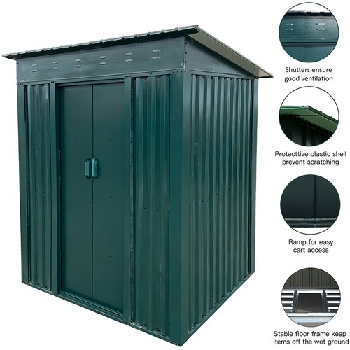 Metal garden shed - 6x4, ft