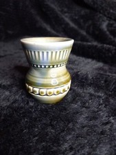 Vintage Wade Irish Shamrock Porcelain Toothpick Holder or Vase Blue Green Mini