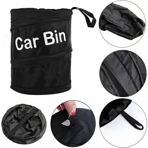Black mini car bin pop - car,
