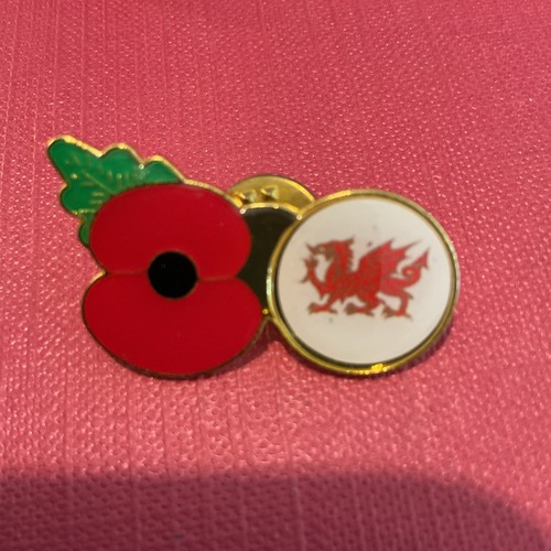 Wales poppy pin - poppy¹, no