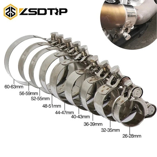 Motorcycle exhaust clamp - motorcycle,