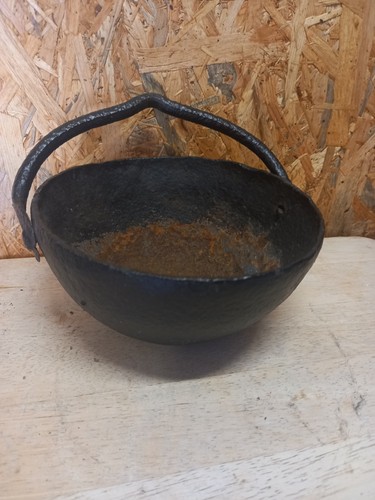 Vintage cast iron fire - iron, pot