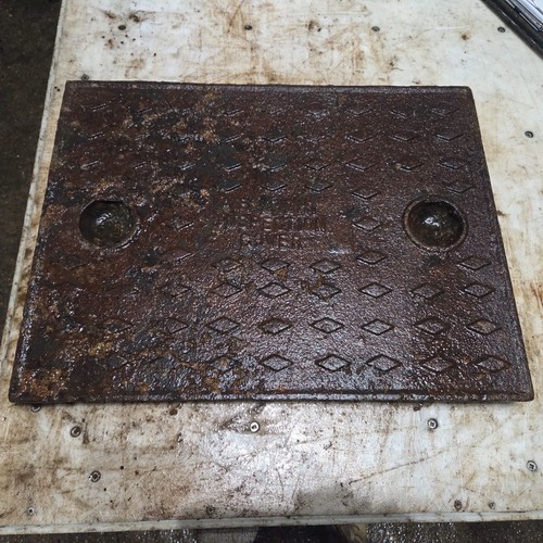 Cast iron manhole drain - cast,