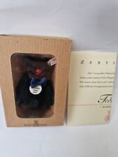 RARE STEIFF MEMBERSHIP CLUB 2000 BLACK MOHAIR TEDDY BEAR SOFT TOY BOXED