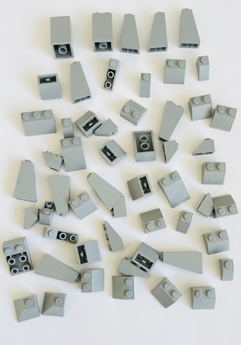 Lego old light grey roof - grey, house