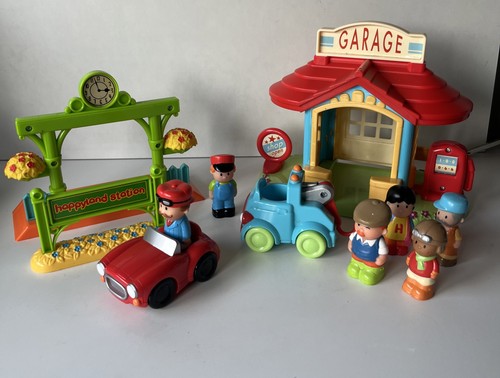 Happyland station and garage - and,