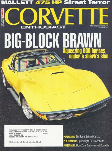 Corvette enthusiast magazine - enthusiast,