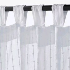 IKEA White Sheer Long Window