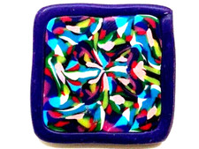 Vintage Polymer Clay Brooch