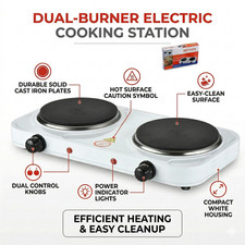 2 Burner Electric Hot Plate