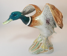 Beswick Figure 750 Gloss Mallard Duck Settling Lot A c1950s VGC