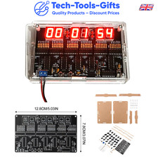Digital Circuit Clock DIY Electronic Kit Electronic Clock Teaching Kit With Case