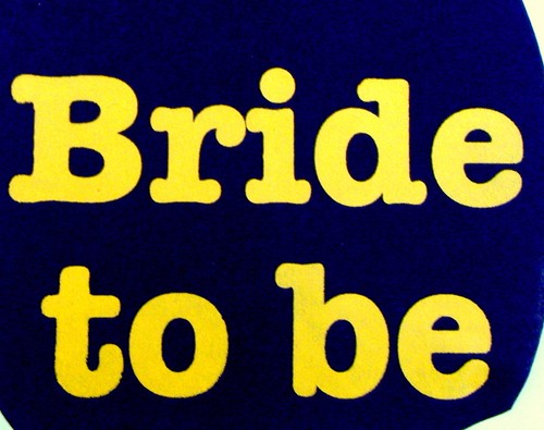 Bride iron on - be, transfers