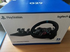 Logitech G29 Driving Force Racing Steering Wheel Original Packaging Mint Black