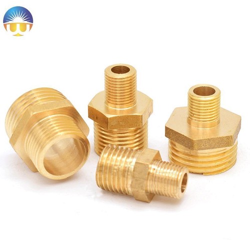 Brass pipe fitting - 2x,