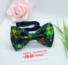 Ninja Super Mario Bow Tie Neck Necktie Bowser Donkey Kong Nintendo Costume 