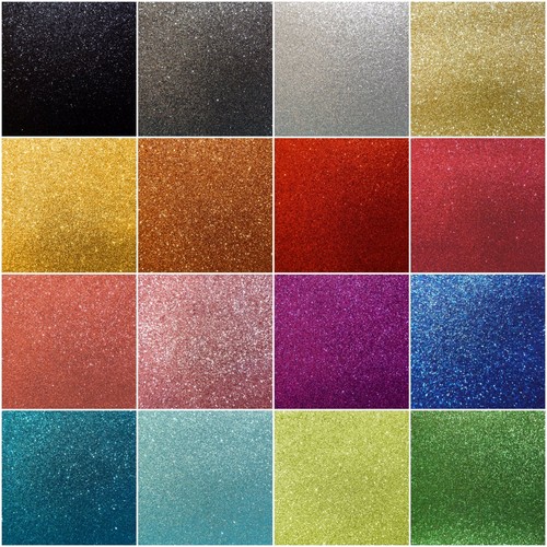 Fine glitter fabric sheets - glitter,