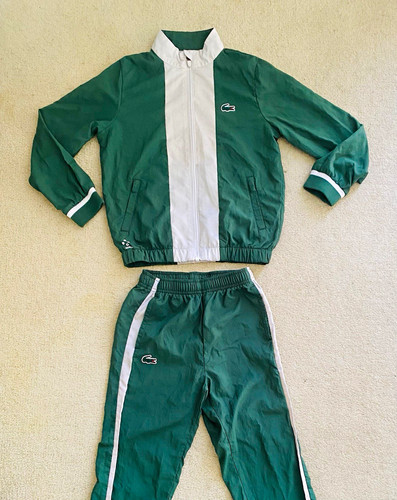 Lacoste green white kids - lacoste, green/white