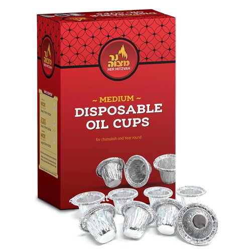 Disposable foil menorah drip - foil,