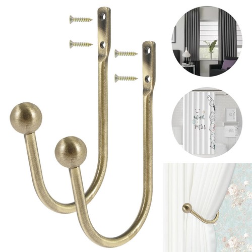 Sturdy window curtain hold - window,