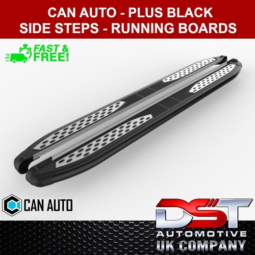 Plus black running board side - running,