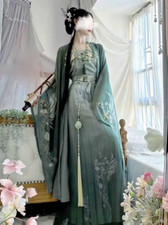 Hanfu Dress Women Chinese Traditional Vintage Cosplay Costume 3pcs Set Plus Size