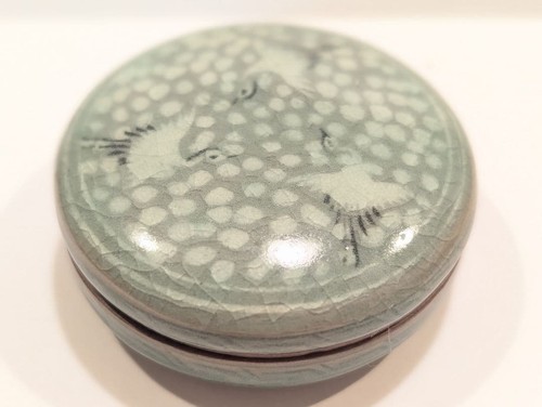 Celadon crane motif - crane, kogo