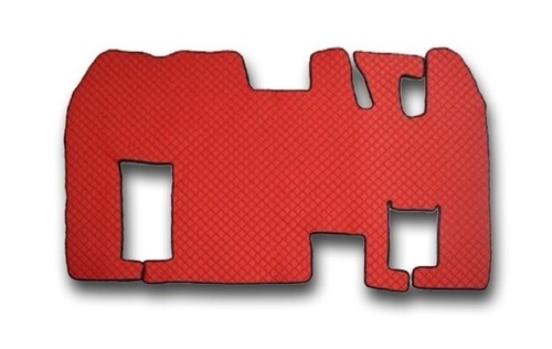 Red covers floor mats - floor,