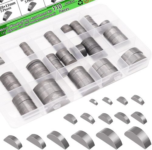 110pcs metric woodruff key - metric,