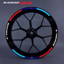 motorcycle wheel decals rim stickers for BMW M S1000RR reflective stripes R RR