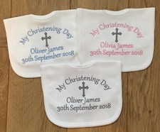 Personalised Christening Bib
