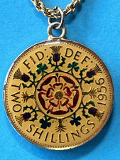 1956 Two Shillings Enamelled