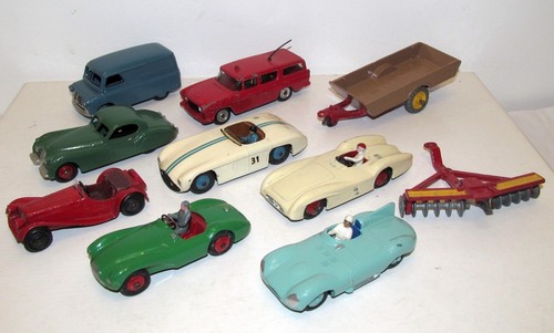 Lot dinky toys cars farm - 10,