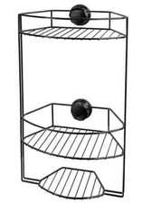 3 TIERS CHROME CORNER SHOWER