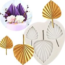 Leaves Sugar paste Fondant Silicone Mould Baking Icing Mould Garden Plant Leaf