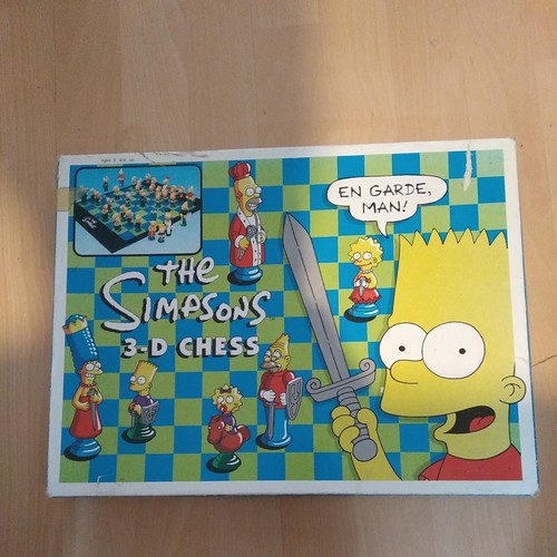 The simpsons chess set - the, 3d