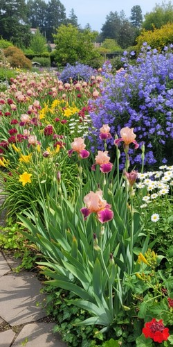 Iris germanica carnaby young - germanica,