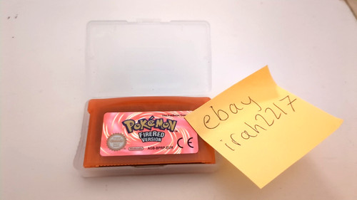 Pokemon firered version gba - pokemon,