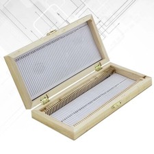 Microscope Wooden Slide Case Specimen Slide Storage Box