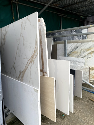 Quartz worktop off - , cut