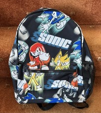 Sonic The Hedgehog And Friends Bag H&M School Bag Travel Backpack with Pockets .
