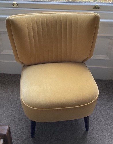 Swoon duke yellow velvet - yellow,